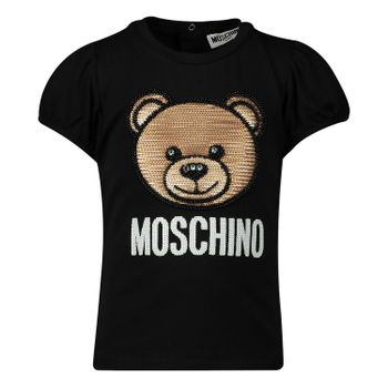 Moschino MBM02B baby t-shirt zwart Afbeelding van Moschino MBM02B baby t-shirt zwart