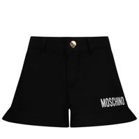 Picture of Moschino HBQ001 kids shorts black