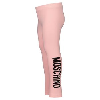 Moschino MHP02B baby legging licht roze Afbeelding van Moschino MHP02B baby legging licht roze