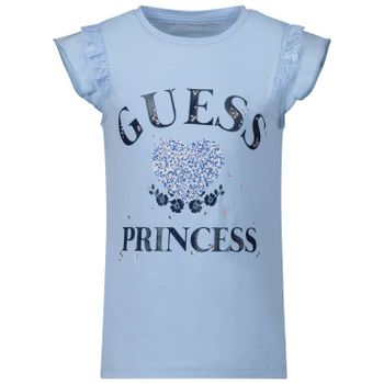 Guess K01I16 kinder t-shirt licht blauw Afbeelding van Guess K01I16 kinder t-shirt licht blauw