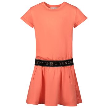 Givenchy H12112 kinderjurk koraal Afbeelding van Givenchy H12112 kinderjurk koraal