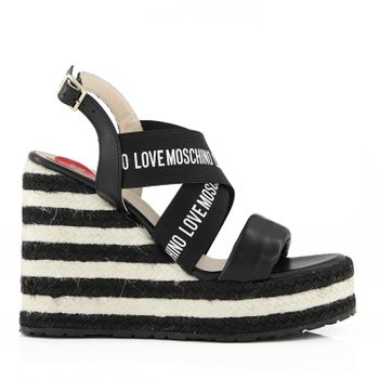 Moschino JA1606 dames sandalen zwart Afbeelding van Moschino JA1606 dames sandalen zwart