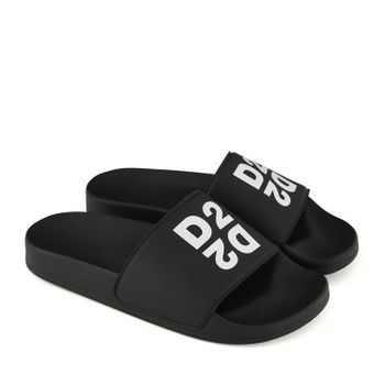 Dsquared2 63545 kinderslippers zwart Afbeelding van Dsquared2 63545 kinderslippers zwart