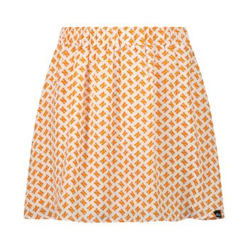 NIK&NIK G3479 kinderrokje off white/oranje Afbeelding van NIK&NIK G3479 kinderrokje off white/oranje