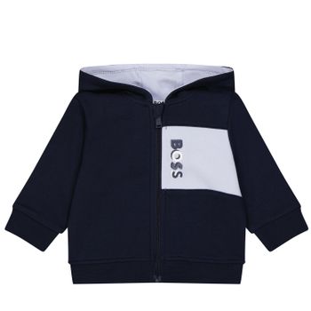 Boss J95341 baby vest navy Afbeelding van Boss J95341 baby vest navy