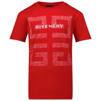 Picture of Givenchy H25329 kids t-shirt red