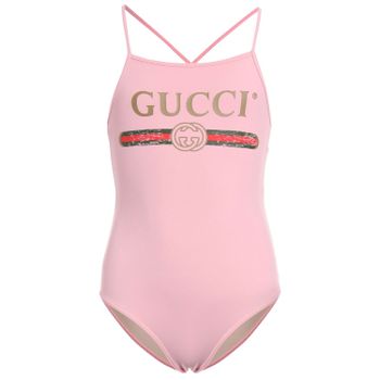 Gucci 554364 kinder zwemkleding licht roze Afbeelding van Gucci 554364 kinder zwemkleding licht roze
