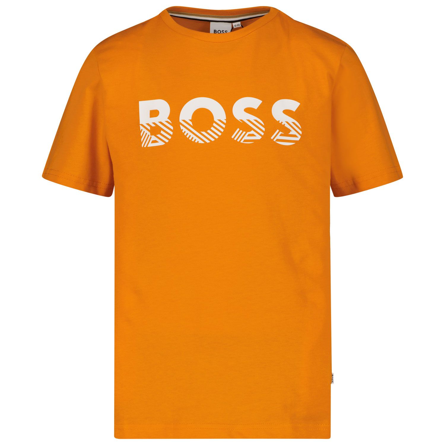 Picture of Boss J25M00 kids t-shirt orange
