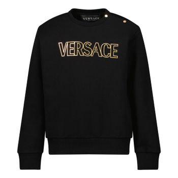 Versace 1000174 1A02625 Babypullover Schwarz Bild von Versace 1000174 1A02625 Babypullover Schwarz