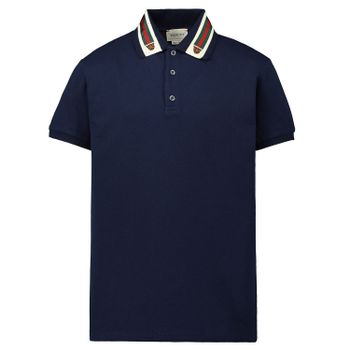 Gucci 573867 baby polo navy Afbeelding van Gucci 573867 baby polo navy