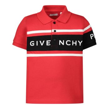 Givenchy H05114 baby polo rood Afbeelding van Givenchy H05114 baby polo rood