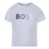 Afbeelding van Boss J95329 baby t-shirt licht blauw