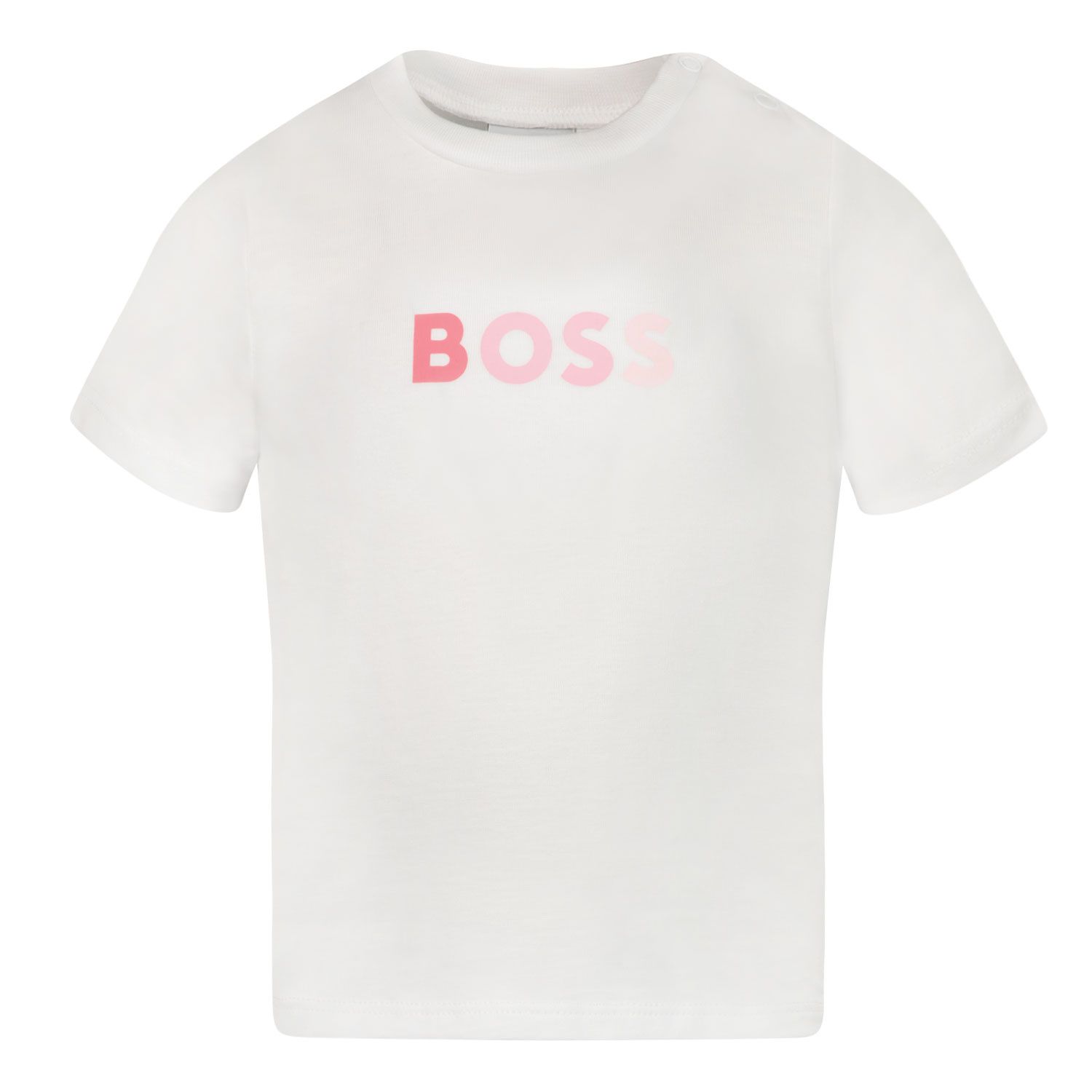 Afbeelding van Boss J95334 baby t-shirt wit