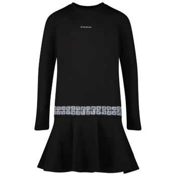 Givenchy H12224 kinderjurk zwart Afbeelding van Givenchy H12224 kinderjurk zwart