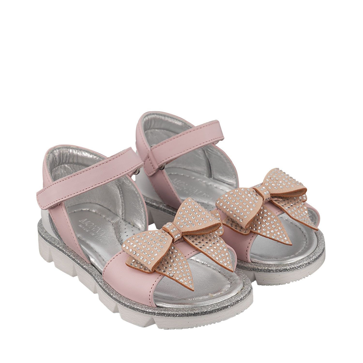 Picture of MonnaLisa 839004 kids sandals light pink