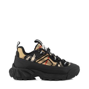 Burberry 8054396 kindersneakers zwart Afbeelding van Burberry 8054396 kindersneakers zwart