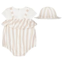 Picture of Mayoral 1603 baby playsuit taupe