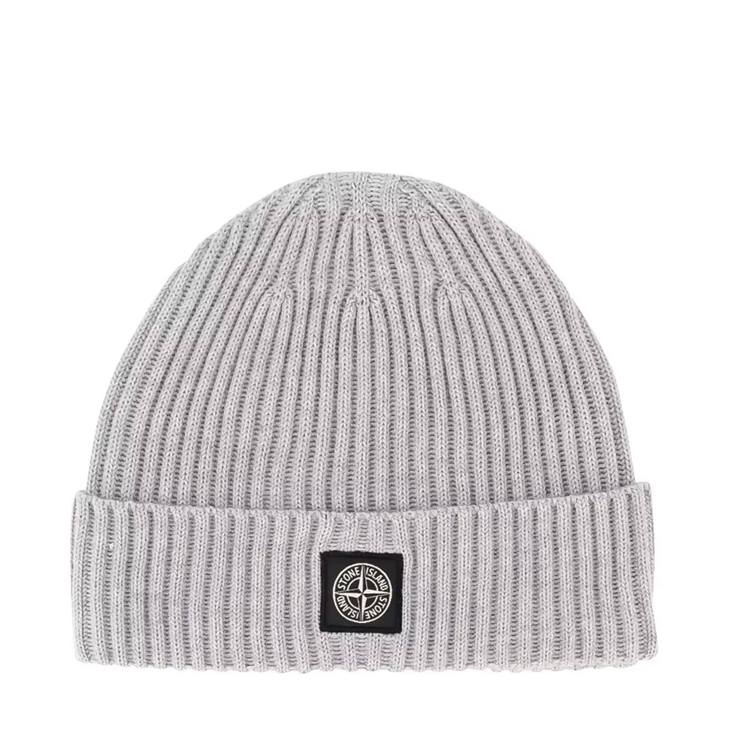 stone island beanie grey