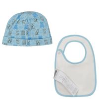 Picture of Moschino MMY03E baby hat light blue
