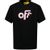 Off-White OGAA001S22JER005 kinder t-shirt zwart/roze