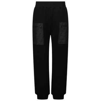 Fendi JMF353 AG3N kinderbroek zwart Afbeelding van Fendi JMF353 AG3N kinderbroek zwart