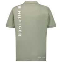 Picture of Tommy Hilfiger KB0KB07373 kids polo shirt olive green