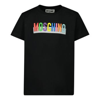 Moschino MUM02G baby t-shirt zwart Afbeelding van Moschino MUM02G baby t-shirt zwart