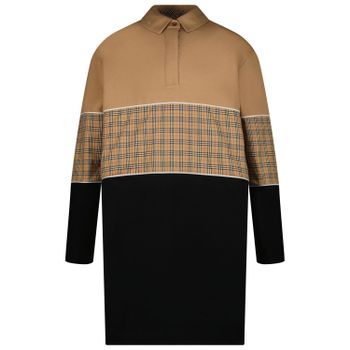 Burberry 8051777 kinderjurk beige Afbeelding van Burberry 8051777 kinderjurk beige