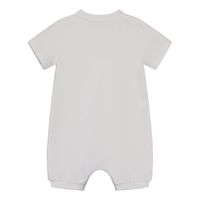 Picture of Moschino MUT02L baby playsuit white