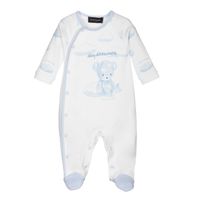 Picture of MonnaLisa 229206 baby playsuit off white