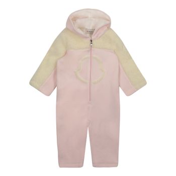 Moncler 8L73310 Babystrampelanzug Hellrosa Bild von Moncler 8L73310 Babystrampelanzug Hellrosa