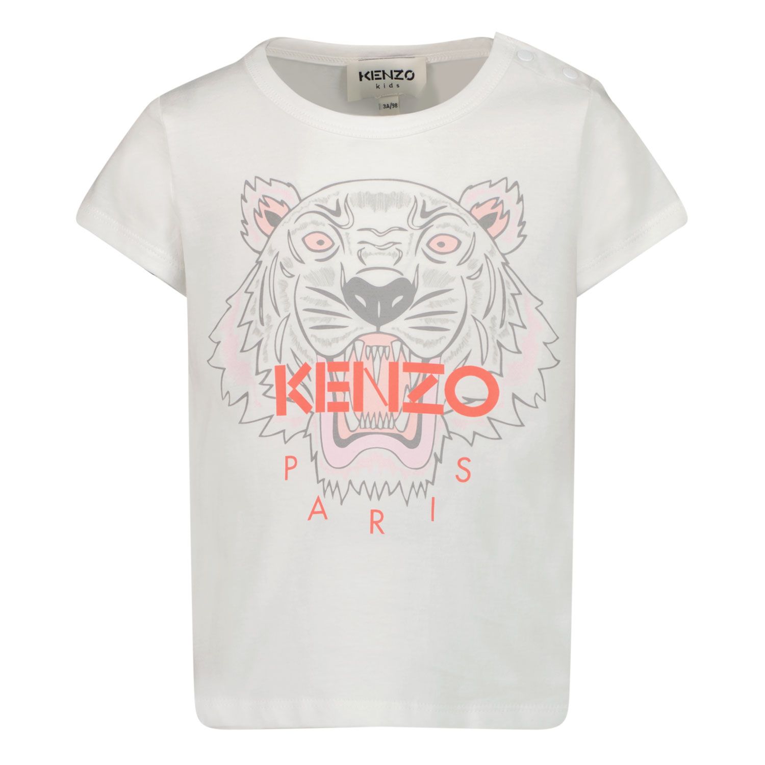 Afbeelding van Kenzo K05367 baby t-shirt wit