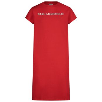 Karl Lagerfeld Z12133 Babykleid Rot Bild von Karl Lagerfeld Z12133 Babykleid Rot