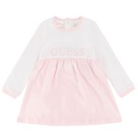 Picture of Guess S2RG07 KA6W0 baby dress light pink