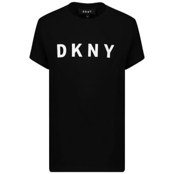DKNY D35Q19 kinder t-shirt zwart Afbeelding van DKNY D35Q19 kinder t-shirt zwart