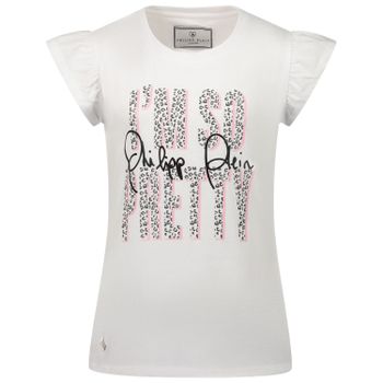 Philipp Plein GTK0686 kinder t-shirt wit Afbeelding van Philipp Plein GTK0686 kinder t-shirt wit