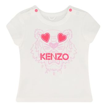 Kenzo 10033 baby t-shirt wit Afbeelding van Kenzo 10033 baby t-shirt wit