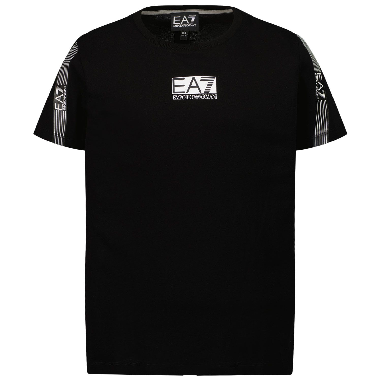 Picture of EA7 3LBT57 BJ02Z kids t-shirt black