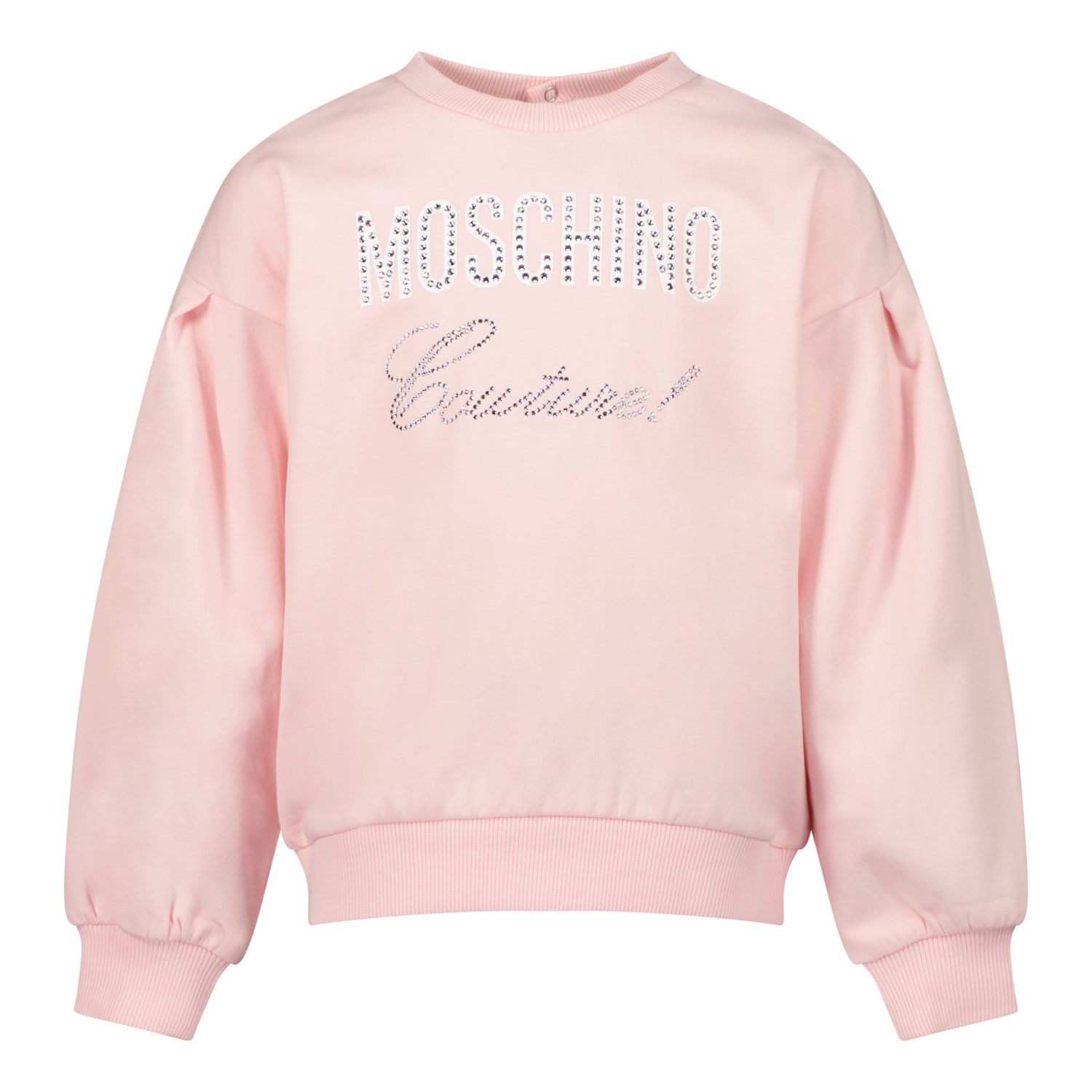 Picture of Moschino MDF02F baby sweater light pink