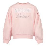 Afbeelding van Moschino MDF02F baby trui licht roze