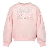 Picture of Moschino MDF02F baby sweater light pink