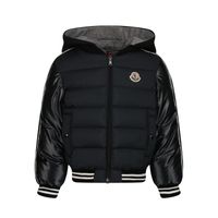 Picture of Moncler 9511A0000554A81 baby coat black