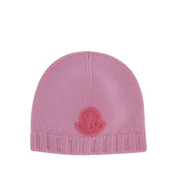 Moncler 9924305 babymutsje roze Afbeelding van Moncler 9924305 babymutsje roze