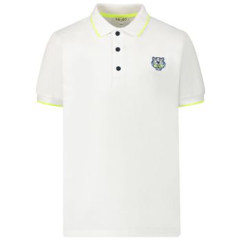 Kenzo 11558 kinder polo wit Afbeelding van Kenzo 11558 kinder polo wit