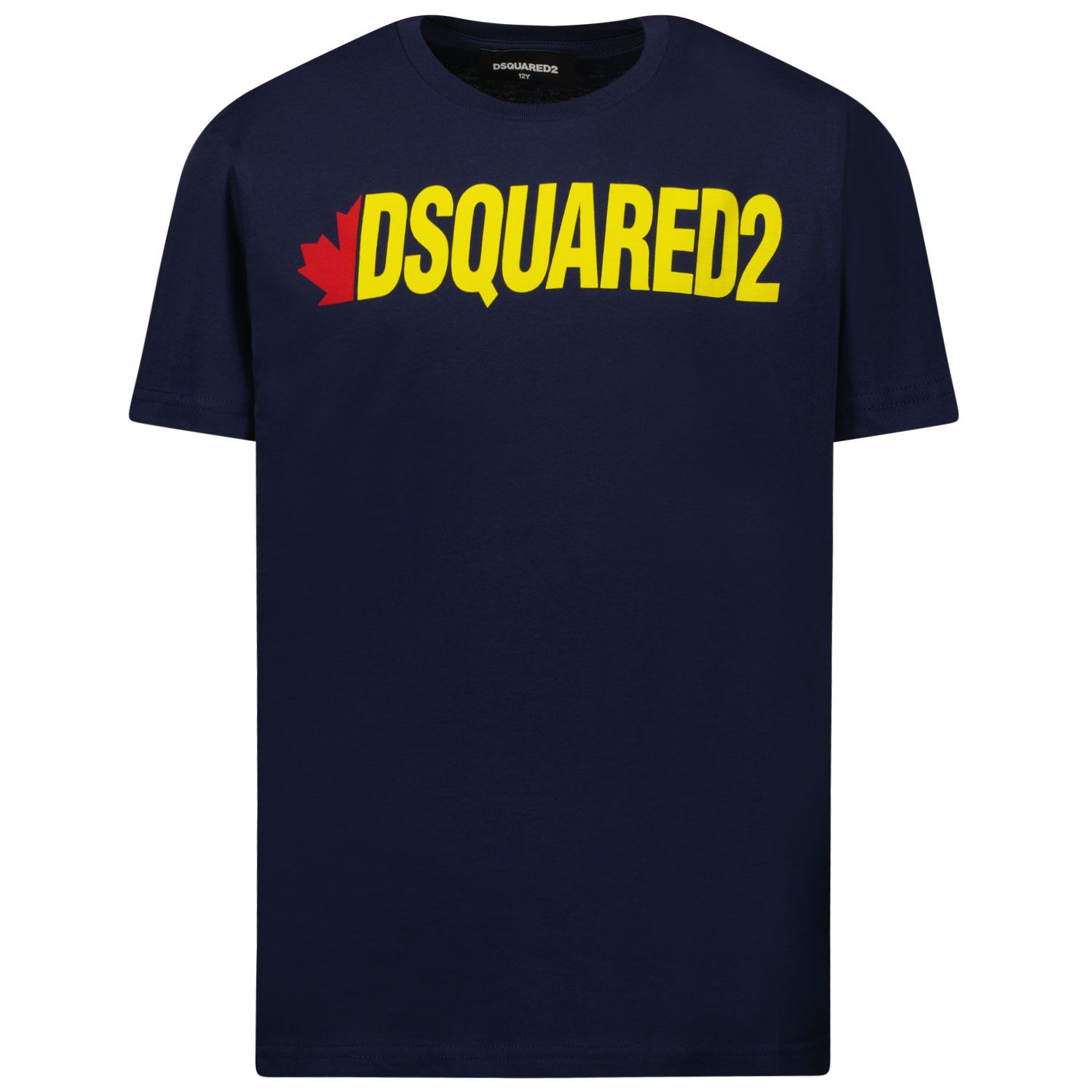 Picture of Dsquared2 DQ0798 kids t-shirt navy