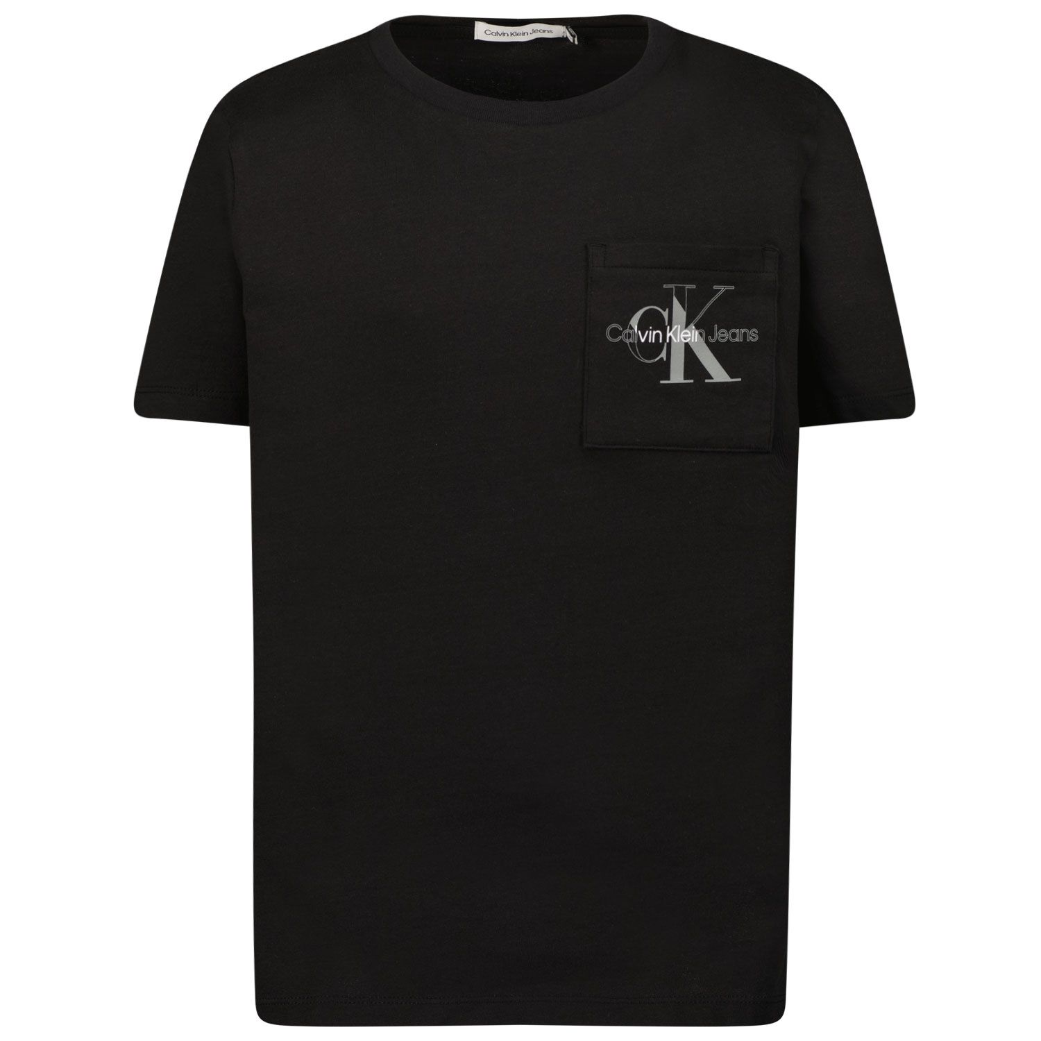 Afbeelding van Calvin Klein IB0IB01345 kinder t-shirt zwart