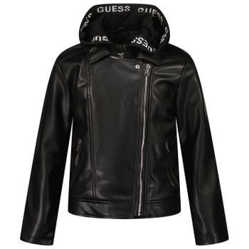 Guess J1YL00 kinderjas zwart Afbeelding van Guess J1YL00 kinderjas zwart
