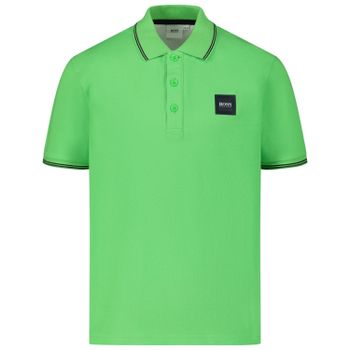 Boss J25E90 Kinder-Poloshirt Neongrün Bild von Boss J25E90 Kinder-Poloshirt Neongrün