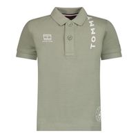 Picture of Tommy Hilfiger KB0KB07373B baby poloshirt olive green