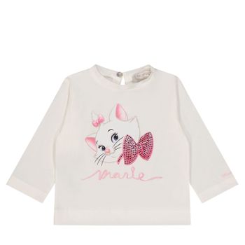 MonnaLisa 390602 baby t-shirt off white Afbeelding van MonnaLisa 390602 baby t-shirt off white